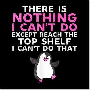 There Is Nothing I Cant Do Except Reach The Top Shelf Funny Posters and Art